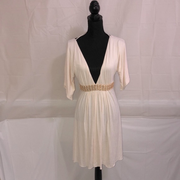 SKY Low-cut V-neck Dress Size XS - Picture 3 of 9